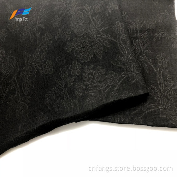 100 polyester brittiskt linne 3D präglat Abaya tyg